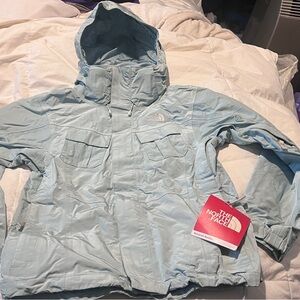 The North Face Sky Blue Hooded Jacket